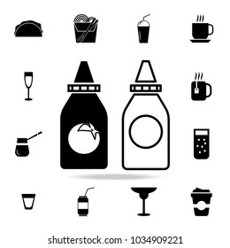Sauce bottle icon. Detailed set of food and drink icons. Premium quality graphic design. One of the collection icons for websites, web design, mobile app on white background