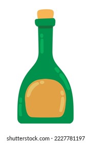 sauce bottle icon flat isolated