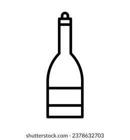 sauce bottle icon in line