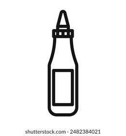 Sauce Bottle Icon Pack Culinary Condiment Illustrations for Kitchen and Cooking