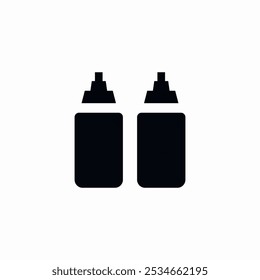 sauce bottle icon sign vector