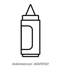 sauce bottle icon, vector illustration, symbol, design logo template pictogram, for ui or ux isolated on white for mobile app, editable