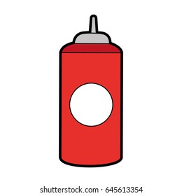 sauce bottle isolated icon