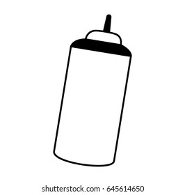 sauce bottle isolated icon