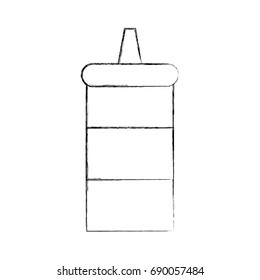 sauce bottle isolated icon