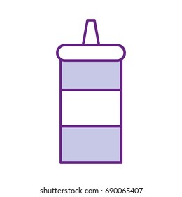 sauce bottle isolated icon