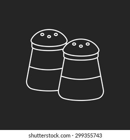 sauce bottle line icon