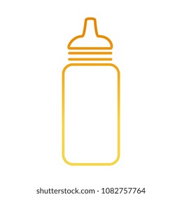 sauce bottle plastic icon