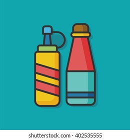 sauce bottle vector icon