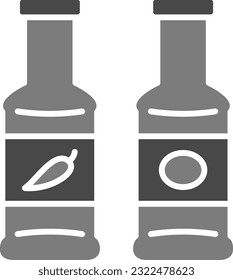 Sauce Bottle vector icon. Can be used for printing, mobile and web applications.