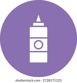 Ilustración de diseño de icono de Vector de botella de salsa