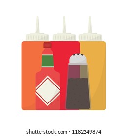 sauce cartoon vector. free space for text. wallpaper. background.