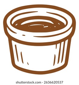 Sauce Dip Container for Fast Food and Appetizers