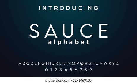 Sauce Elegant alphabet letters font and number. Classic Lettering Minimal Fashion Designs. Typography modern serif fonts decorative vintage design concept. vector illustration