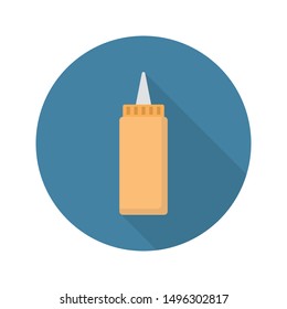 sauce glyph flat vector icon