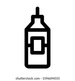 sauce icon isolated sign symbol vector illustration - high quality black style vector icons
