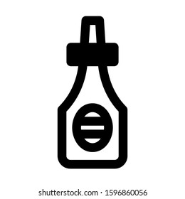 sauce icon isolated sign symbol vector illustration - high quality black style vector icons
