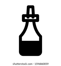 sauce icon isolated sign symbol vector illustration - high quality black style vector icons
