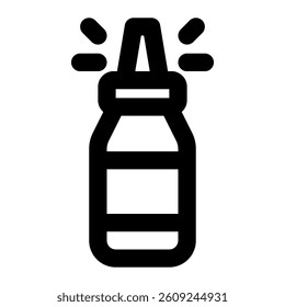 Sauce icon with simple and line style