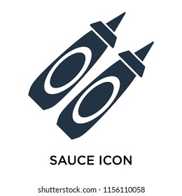 Sauce icon vector isolated on white background, Sauce transparent sign