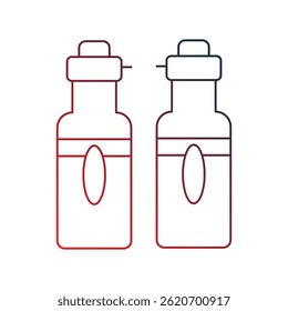 sauce icon with white background vector stock illustration