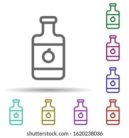 Sauce, italy in multi color style icon. Simple thin line, outline vector of italy icons for ui and ux, website or mobile application