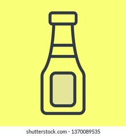 Sauce line icon ,vector