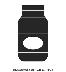 Sauce Senf Vektorsymbol.Schwarz Vektorsymbol einzeln auf weißem Hintergrund Sauce Senf.