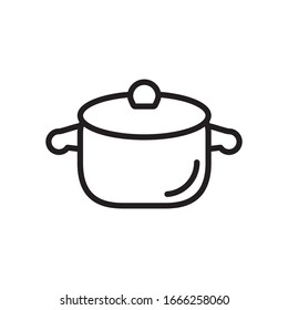 sauce pan icon collection, trendy style