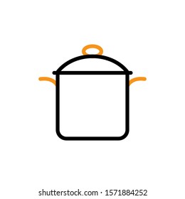 sauce pan icon design template