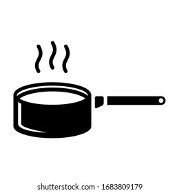 sauce pan icon design vector template