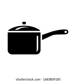 sauce pan icon design vector template