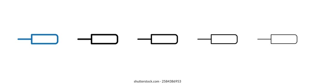 Sauce pan icon Outline vector logo for web ui
