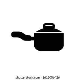 Sauce pan icon vector design template