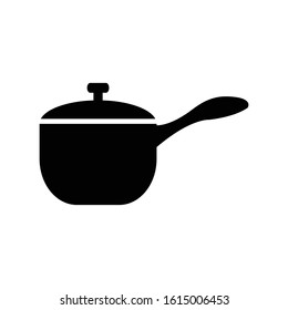 Sauce pan icon vector design template