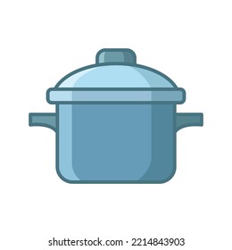 Sauce Pan Icon Vector Design Template In White Background