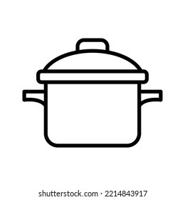 Sauce Pan Icon Vector Design Template In White Background