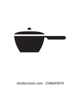 sauce pan vector icon trendy