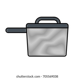 sauce pan vector illustration