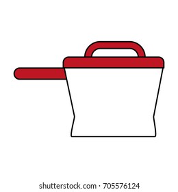 sauce pan vector illustration