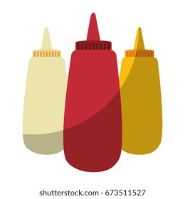 Sauce plastic bottles