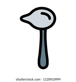 sauce pouring spoon