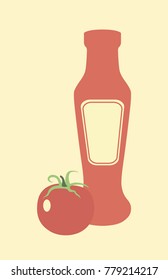 Sauce with tomatoes