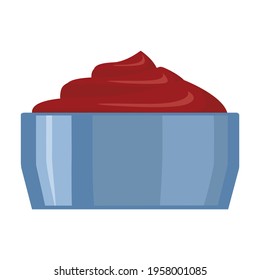 Sauce vector cartoon icon. Vector illustration seasoning on white background. Isolated cartoon illustration icon of sauce.