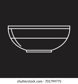 Saucepan in doodle style icons vector illustration for design and web isolated on black background Saucepan vector object for labels and logo