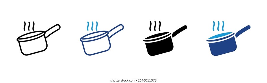 Saucepan Hot Icon Element For Design