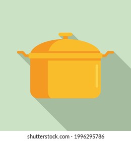 Saucepan icon. Flat illustration of Saucepan vector icon for web design