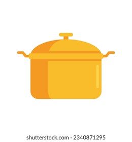 Icono de Saucepan. Ilustración plana del icono vector Saucepan para el diseño web aislado