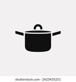 Icono de Saucepa - Ilustración vectorial simple