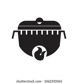 saucepan  icon vector